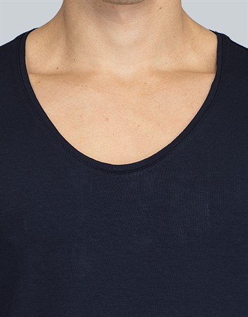 THIN ROUND NECK T-SHIRT COTTON BASIC T-SHIRT