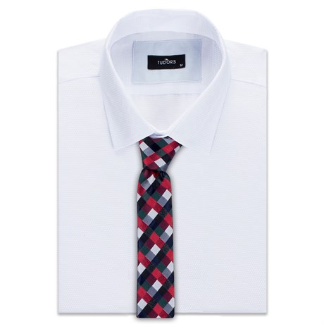 TIE NARROW CHECK-   KRAVAT TIE