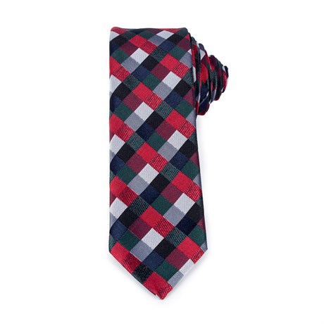 TIE NARROW CHECK-   KRAVAT TIE