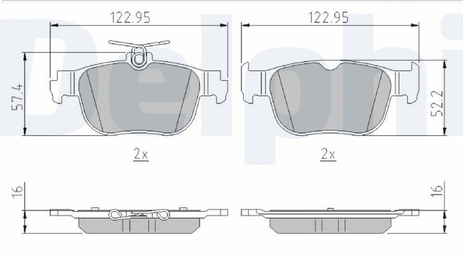 BALATA AUDİ A3 (20-)(23-) CUPRA FORMENTOR (20-) LEON (20-) FORD TOURNEO CONNECT (22-) SEAT LEON (19-) SKODA OCTAVİA (20-) VW CADDY 5 (20-) GOLF 8 (19-) - ARKA