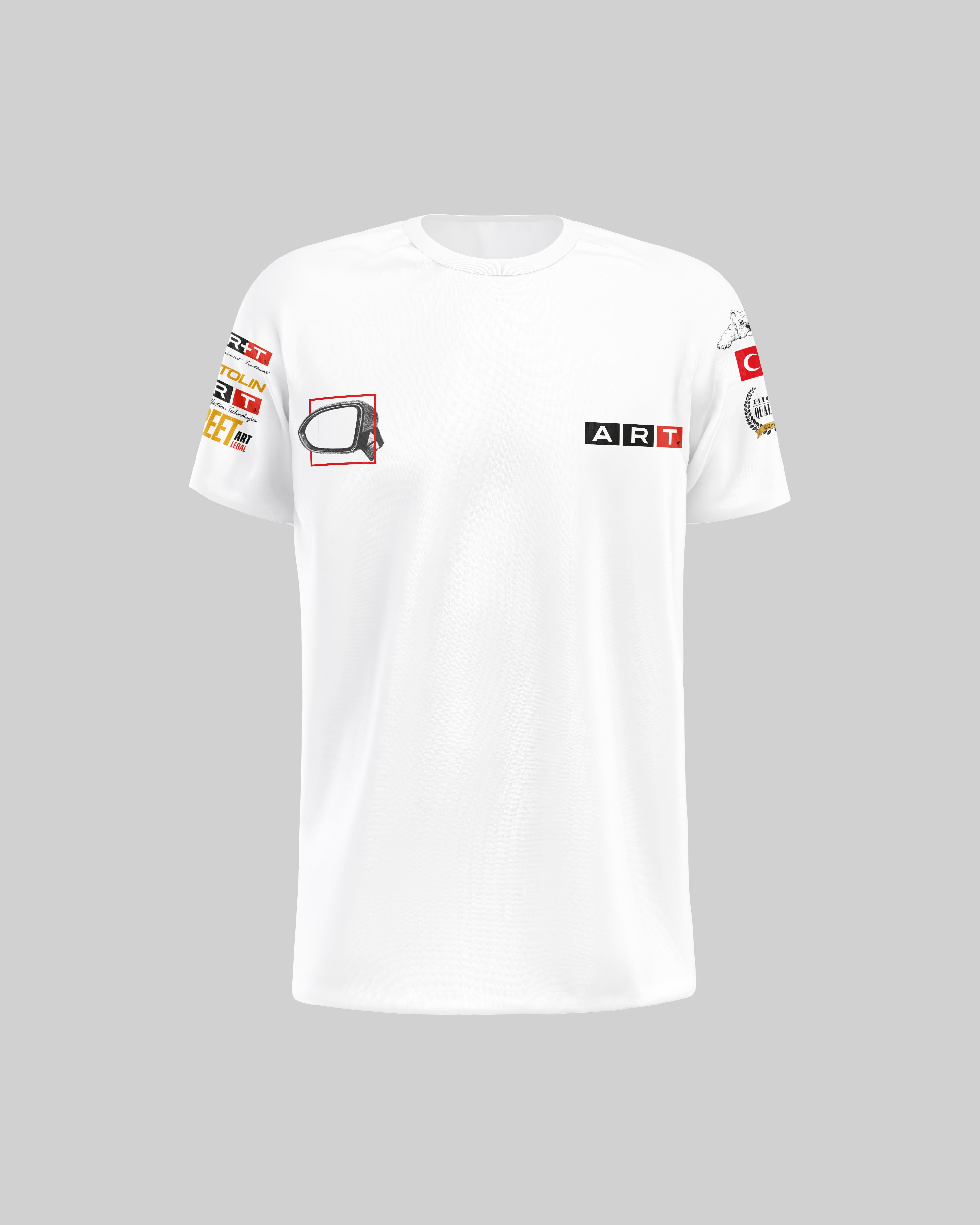 ART OTOMOBİL OVERSIZE BEYAZ TSHIRT