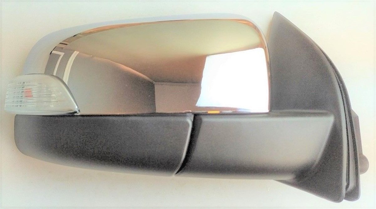 AYNA FORD RANGER 2012-2016 ELEKTRİKLİ KATLANIR SİNYALLİ ALT AYDINLATMALI KROM KAPAK SAĞ