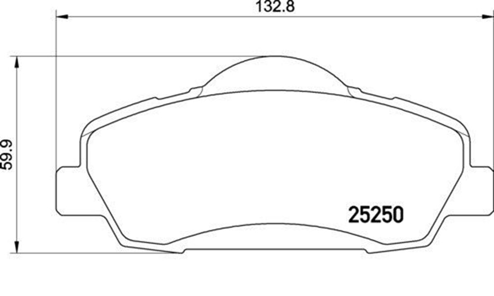 BALATA CİTROEN C-ELYSEE (12-) C4 CACTUS (14-) PEUGOET 301 (11-) 308 (15-) - ÖN