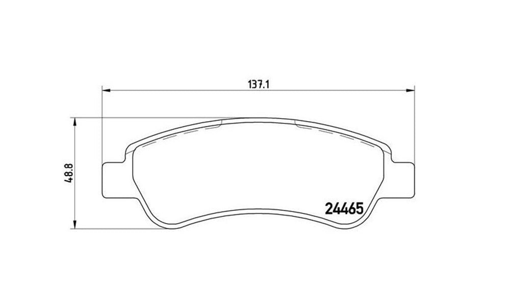 BALATA CİTROEN JUMPER (06-) FİAT DUCATO (06-) OPEL MOVANO (21-) PEUGEOT BOXER (06-) - ARKA