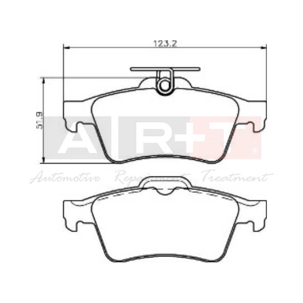 BALATA FORD C-MAX (07-10) FOCUS II-III (04-12)(12-18) TOURNEO CONNECT (02-13)(14-) TRANSİT CONNECT (02-12)(13-) KUGA (12-18) CİTROEN C5 (08-) JAGUAR S-TYPE II (99-06)(06-) XF I (08-15) XJ (03-10)(10-) XK II (06-14) MAZDA 3 (03-09)(09-13) 5 (05-10)(10-) PR