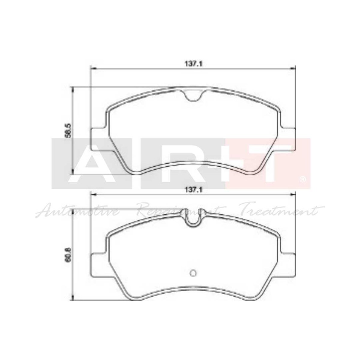 BALATA FORD TOURNEO CONNECT (14-) TOURNEO CUSTOM (12-18)(18-) TRANSİT V363 (14-) - İKAZ KABLOLU ARKA