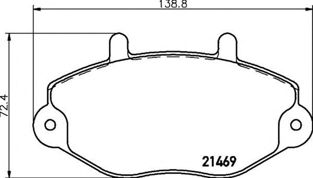 BALATA FORD TRANSİT T15 - ÖN