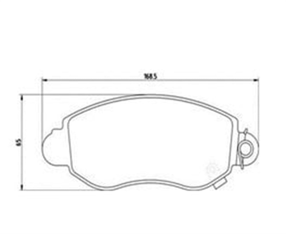BALATA FORD TRANSİT V184 (00-06) - ÖN