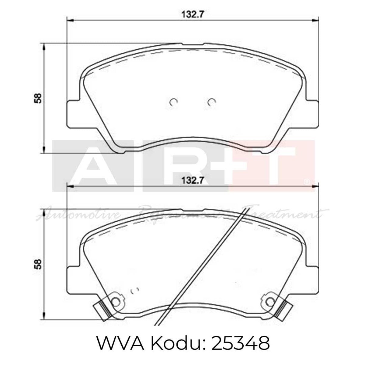 BALATA HYUNDAİ ACCENT BLUE (11-) ACCENT IV (10-) KİA RİO (11-) - ÖN