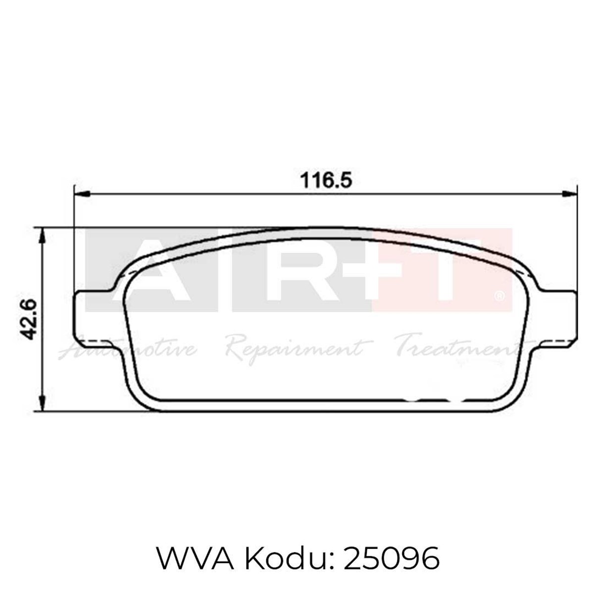 BALATA OPEL AMPERA(11-) ASTRA H CLASSİC(09-) ASTRA J(09-15) MOKKA(12-) ZAFİRA C(11-) CHEVROLET AVEO(11-) CRUZE(09-) TRAX(12-) VOLT(11-) - ARKA