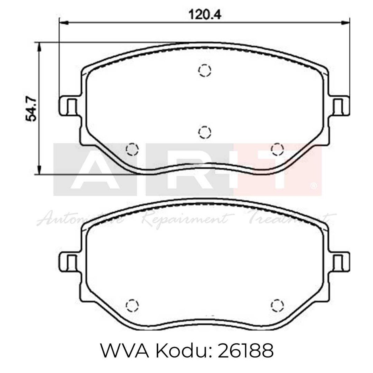 BALATA DACİA JOGGER (22-) LOGAN III (21-) SANDERO III (21-) NİSSAN MİCRA K14 (16-) RENAULT CLİO V (19-) TALİANT (21-) - ÖN