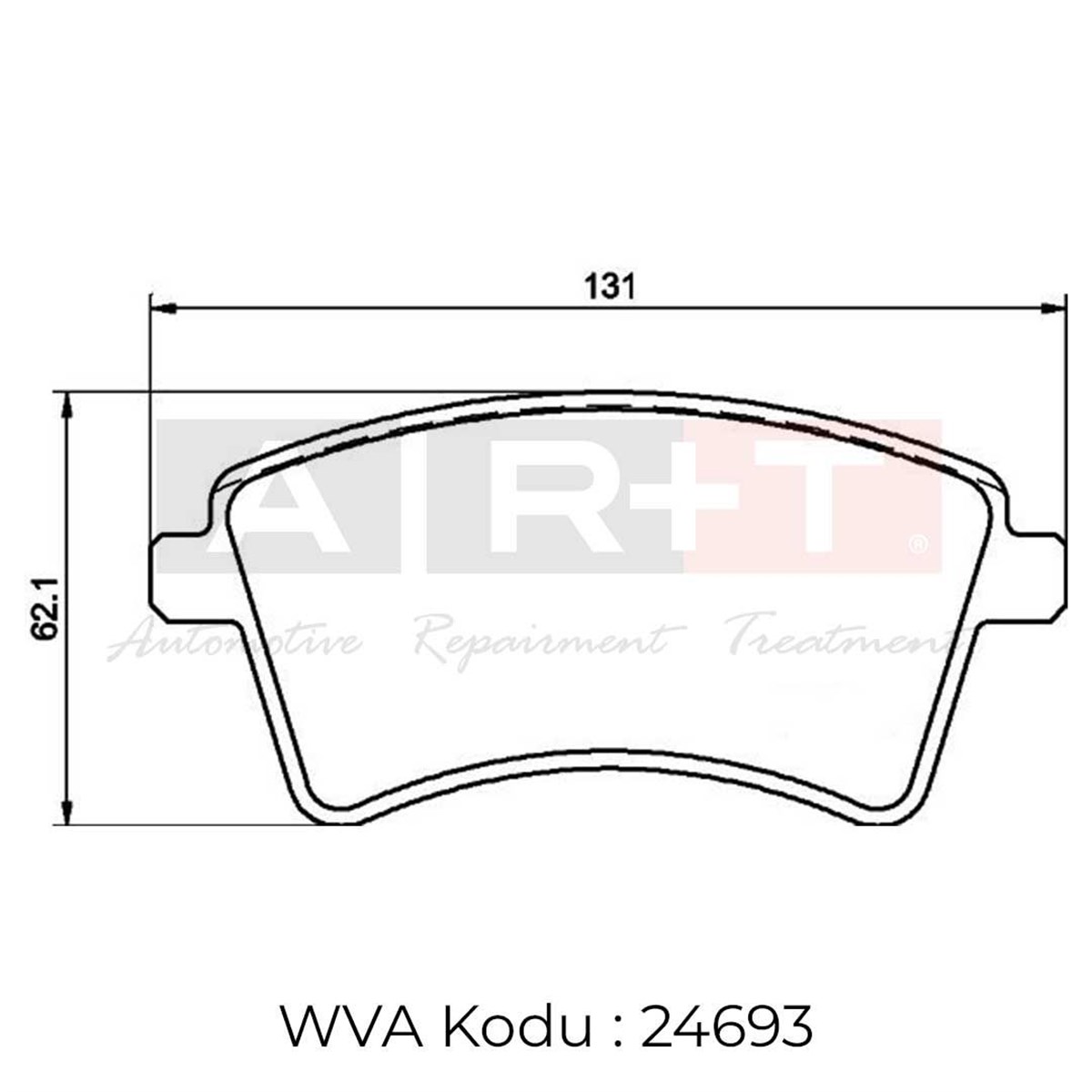 BALATA RENAULT KANGOO (08-) MERCEDES CİTAN (12-) - ÖN