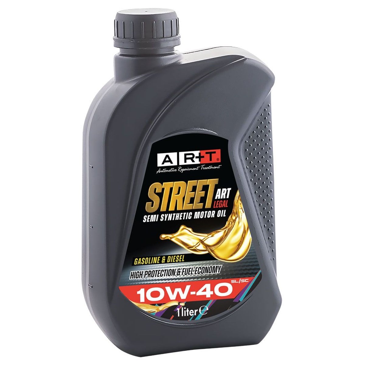Street-ART 10W40 SL/CF Legal Yüksek Koruma ve Yakıt Ekonomisi Sağlayan Gelişmiş Yarı Synthetic Motor Yağı 1 LT