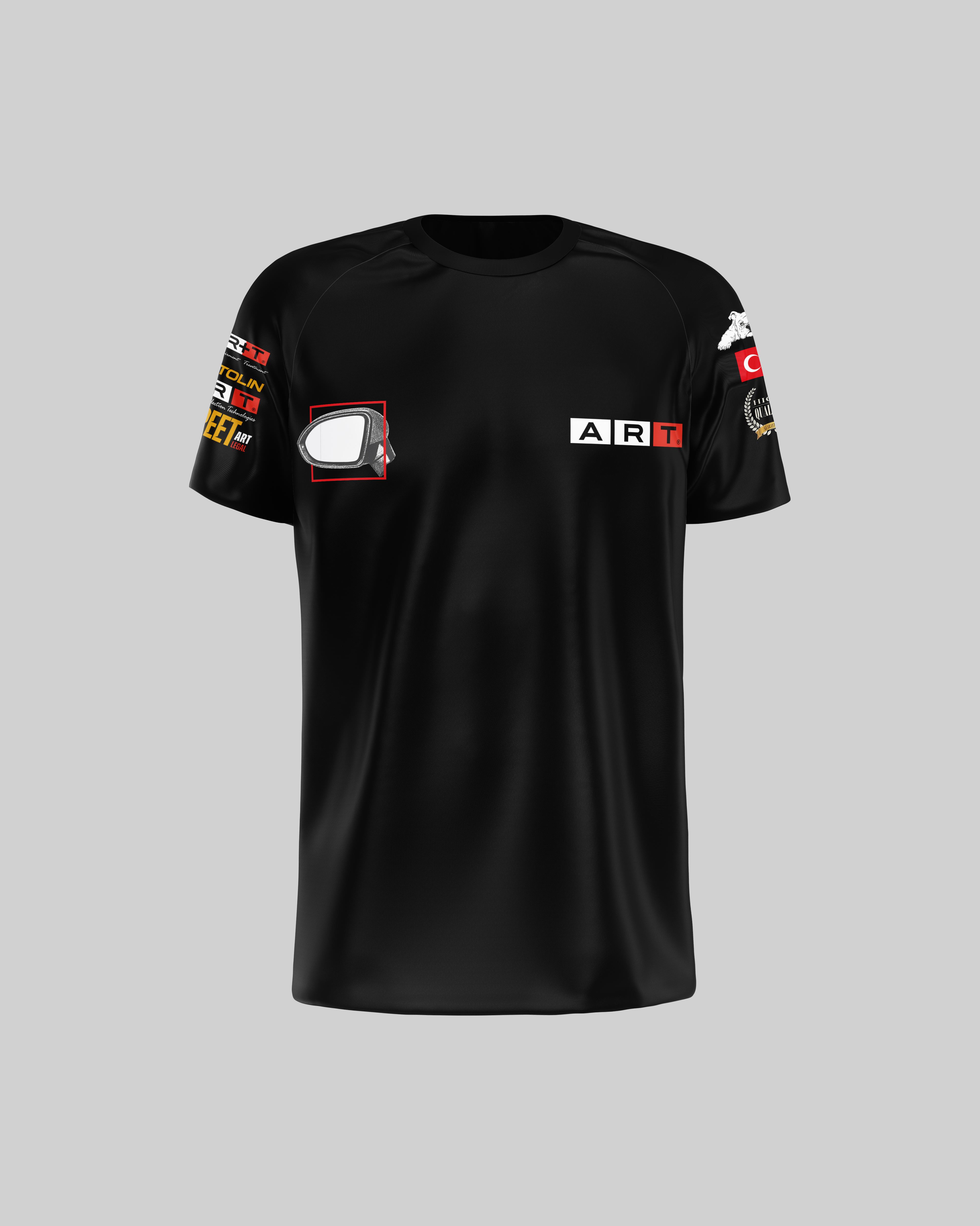ART OTOMOBİL STANDART SİYAH TSHIRT
