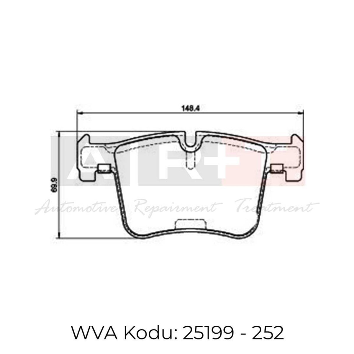 Balata Bmw 1 (F20 F21)(11-) 2 Coupe Cabrio (F22 F23 F87)(13-) 3 (F30)(11-) 4 Coupe Cabrio (F32 F36 F82 F83)(13-) X3 (F25)(10-) X4 (F26)(14-) Ön