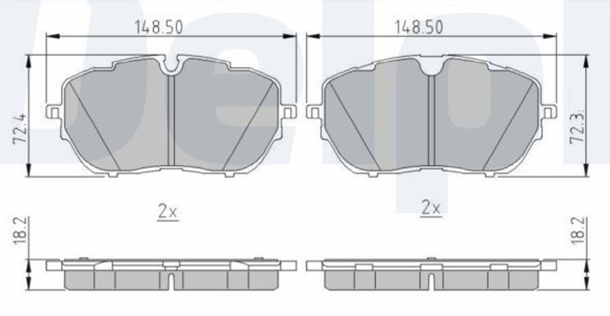 BALATA CİTROEN C5 AİRCROSS(18-)(25-) C5X(21-) DS4(21-) DS7(22-) DS9(20-) OPEL ASTRA L(21-) PEOGEOT 308(15-)(21-) 408(22-) 508(18-) 3008(16-)- ÖN