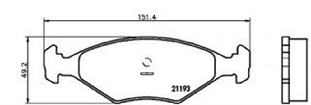 Balata Fiat Palio; Siena 1.4 Kablosuz Ön