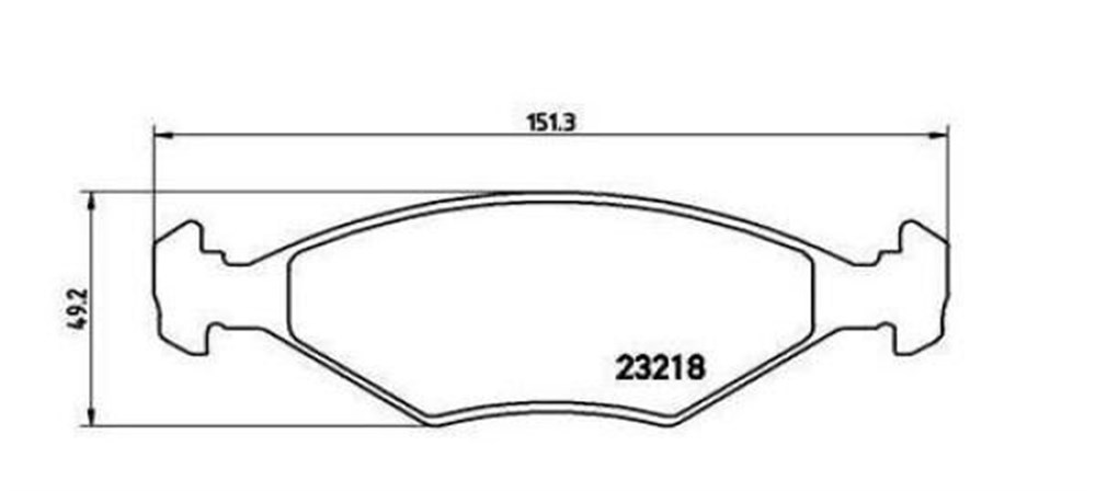 Balata Fiat Palio; Siena 1.4i (Kablosuz) Ön