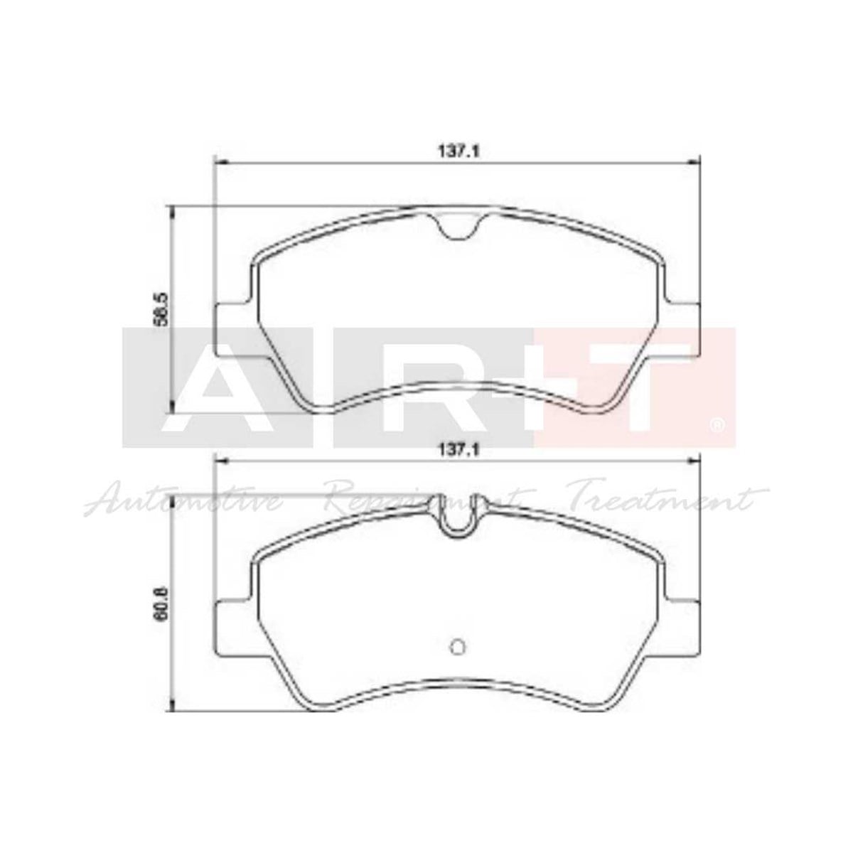 Balata Ford Tourneo Custom Transit Custom (12-) Transit (14-) Arka - İkaz Kablolu Çift Fişli