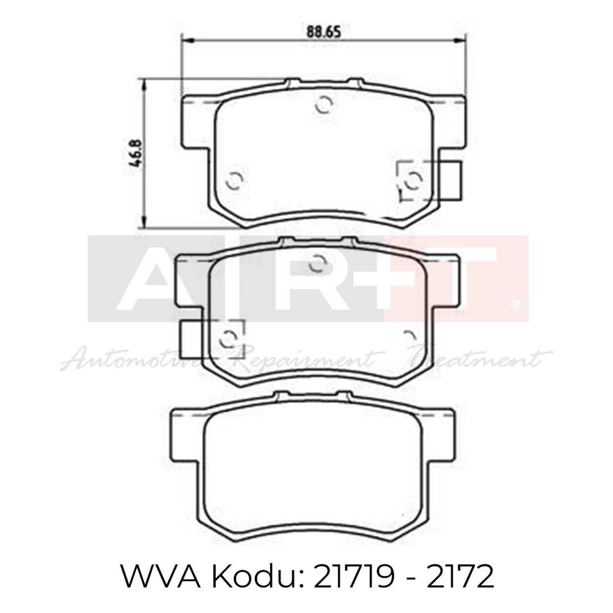 Balata Honda Accord IV V VI VII Civic V VI Prelude Rover 600 620 Suzuki SX4 (06-) Swift III (SG) (06-) ABS Arka