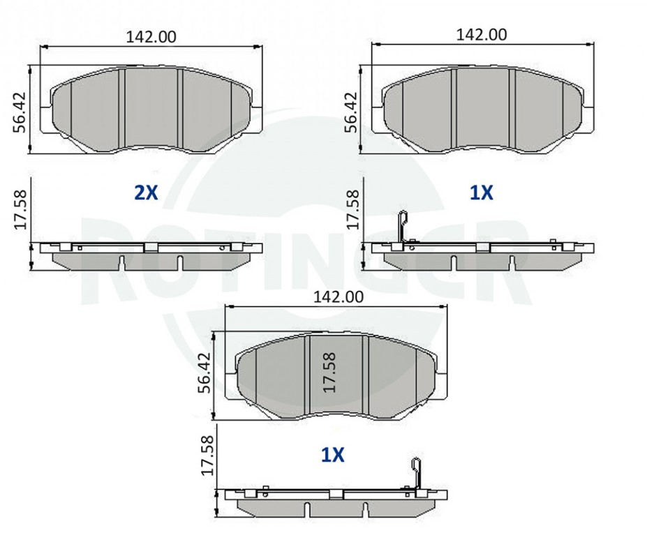 BALATA HONDA ACCORD(03-12) CİVİC IX(11-) CİVİC X(16-) CİVİC XI(21-) CRV(06-) CRV(12-)