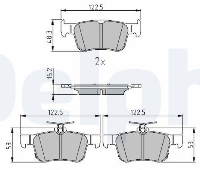 BALATA HONDA CİVİC X(15-) CİVİC XI(21-) - ARKA