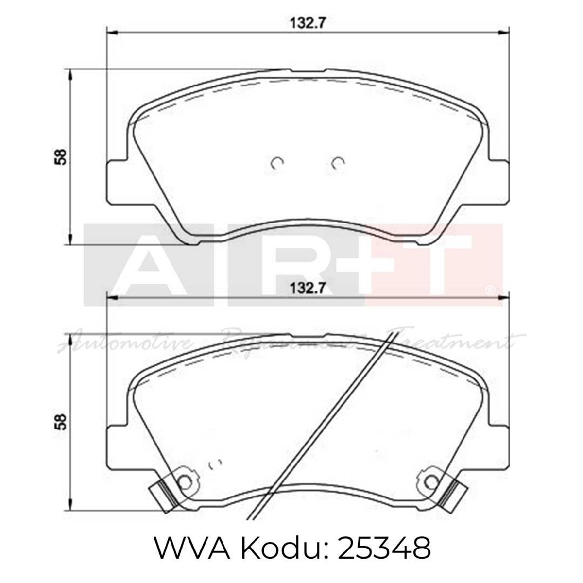 Balata Hyundai Accent Blue (11-) Accent IV (10-) İ20 (14-) Kıa Rio III (12-) Ön