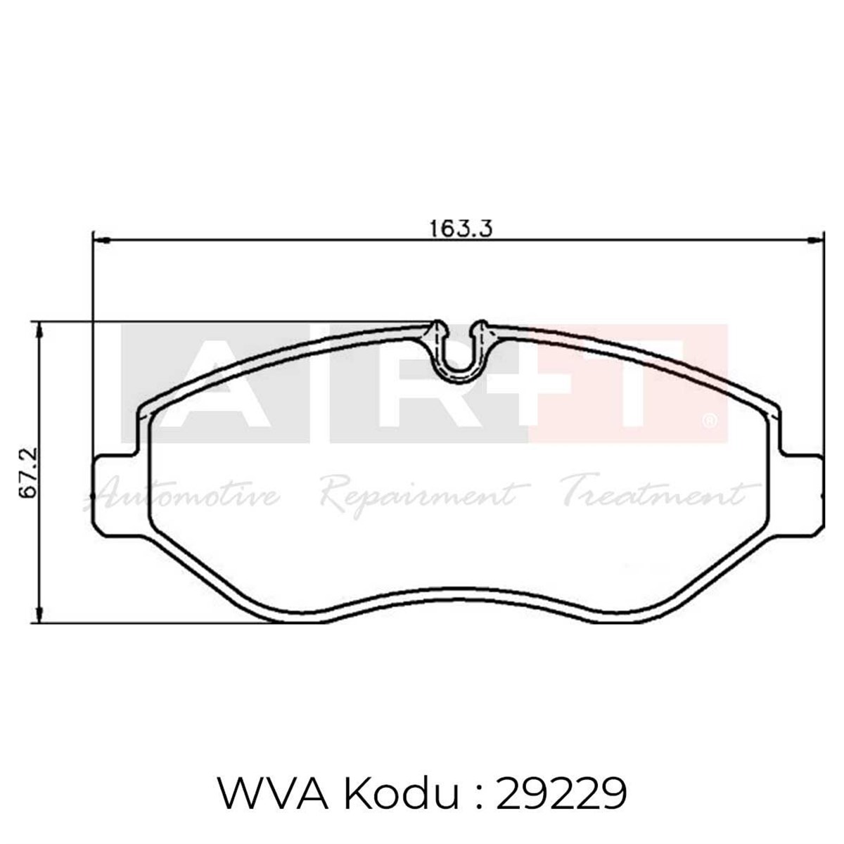 Balata Iveco Daily III Daily IV Daily V C L S(06-) 2.300kg - 3.000 kg Daily (14-) Ön