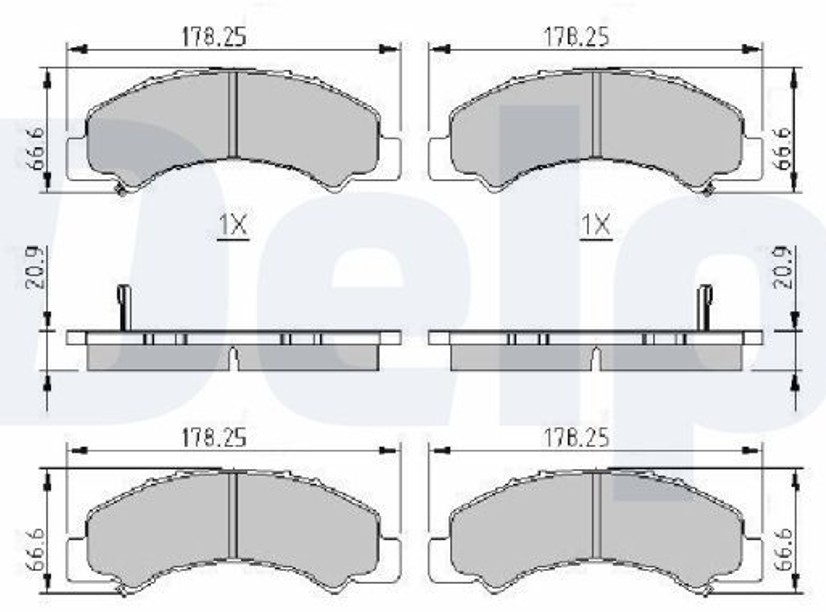 BALATA JEEP COMPASS (25-) OPEL GRANDLAND (24-) PEUGEOT 3008 (23-) 5008 (24-) - ARKA