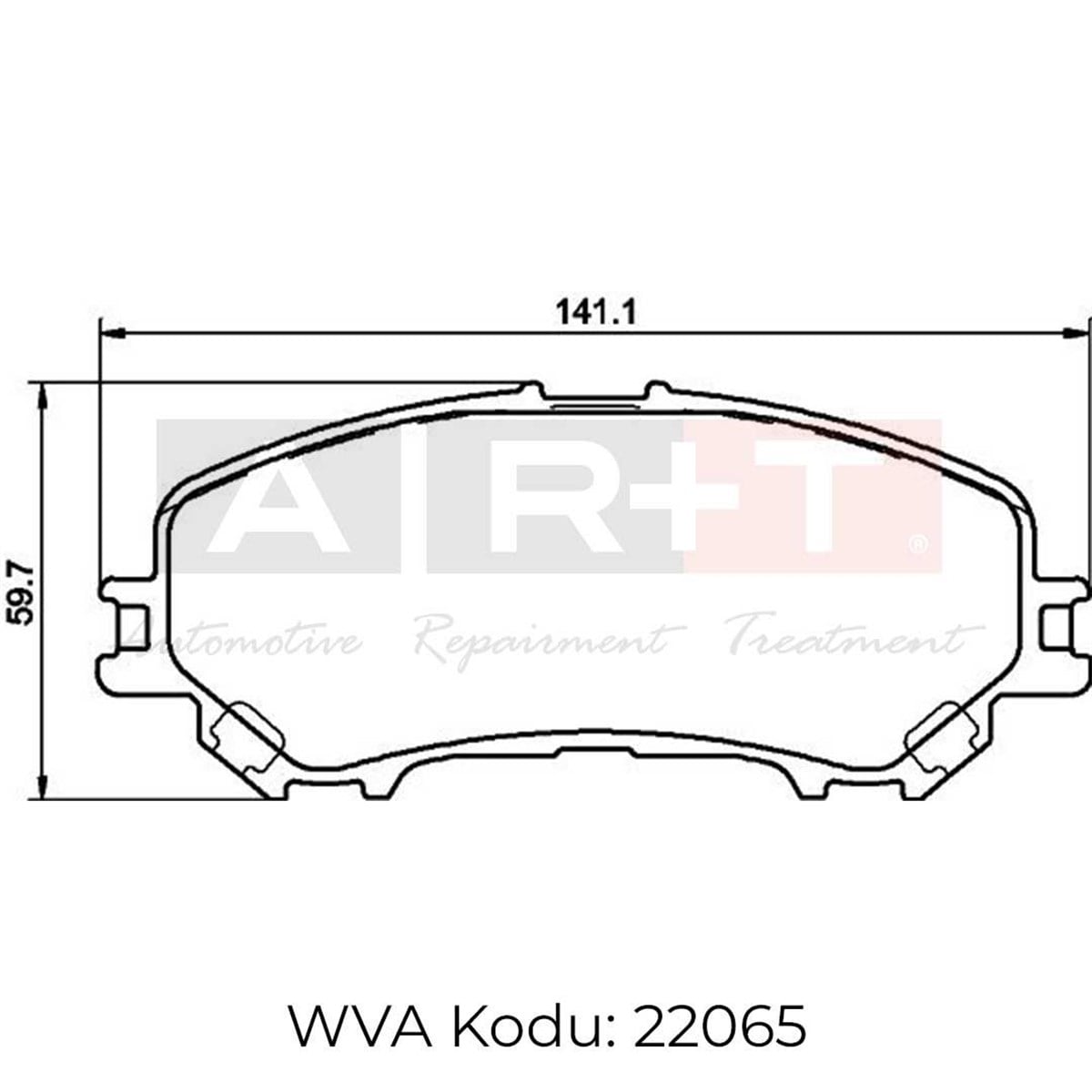 Balata Nissan Qashqai (14-) X-Trail (13-) Renault Kadjar (15-) Koleos II (16-) Ön