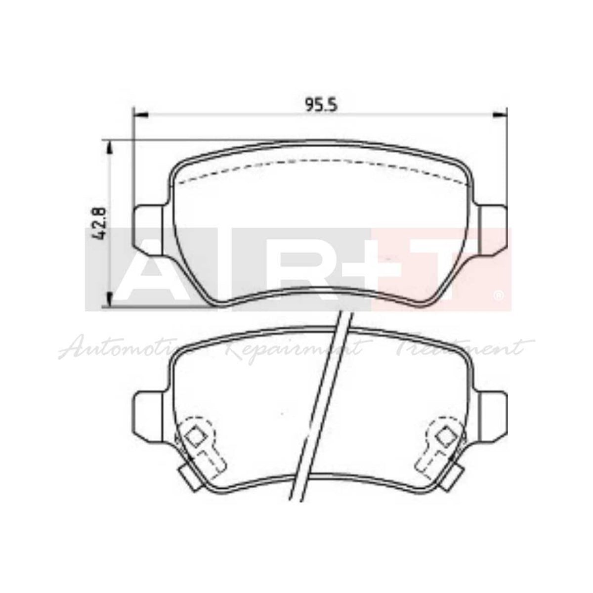 Balata Opel Astra H (04-) Meriva (03-) Zafira (99-) Astra G (03-) Zafira (05-) Arka