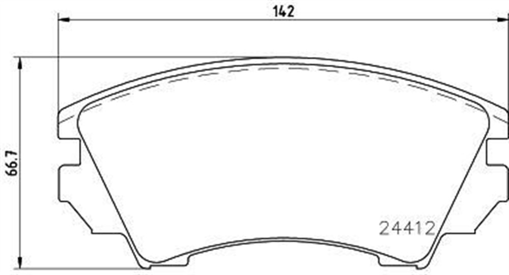 Balata Opel Astra J P10, Insignia A Ön 17''