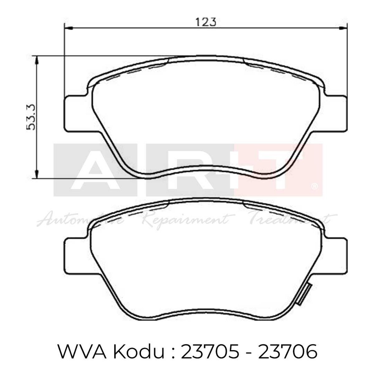 Balata Opel Corsa D 1.0,1.2,1.3 CDTI,1.4 (06-) Ön