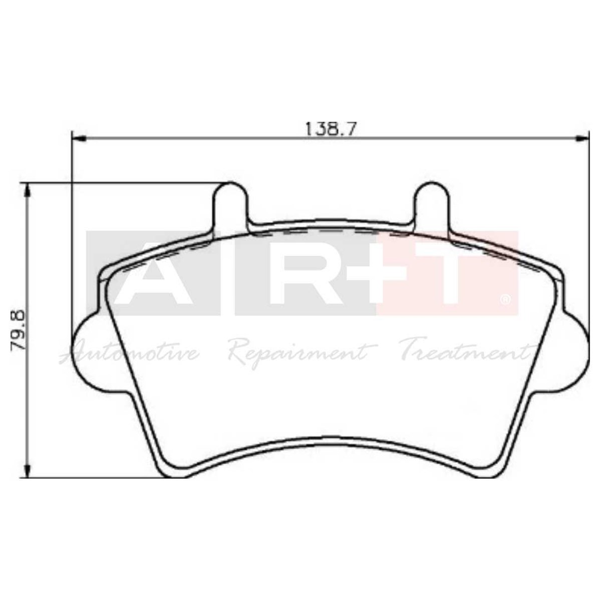 Balata Renault Master (01-) Opel Movano (01-) Ön