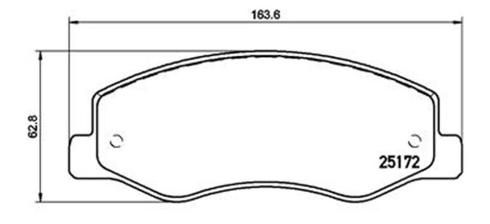 Balata Renault Master IV 2.3dCi  02/2010- Arka