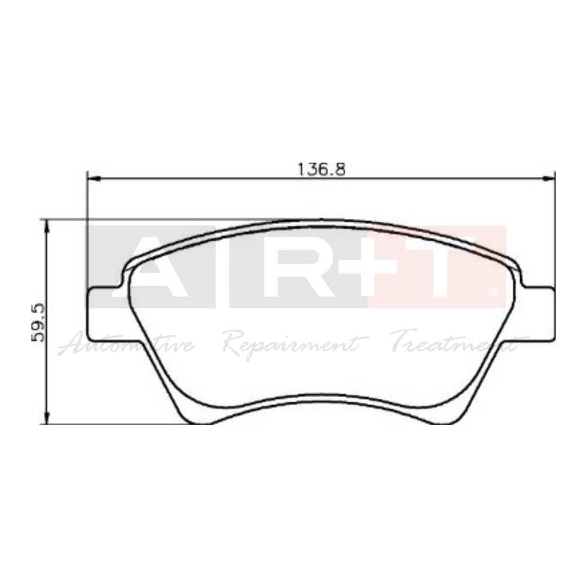 Balata Renault Megane II (03-) Grand Scenic (04-) Scenic (03-) Kangoo (01-) Ön