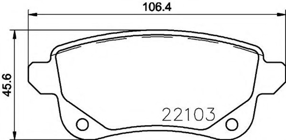 Balata Renault Megane IV Grand Scenic III Talisman (15-) Arka