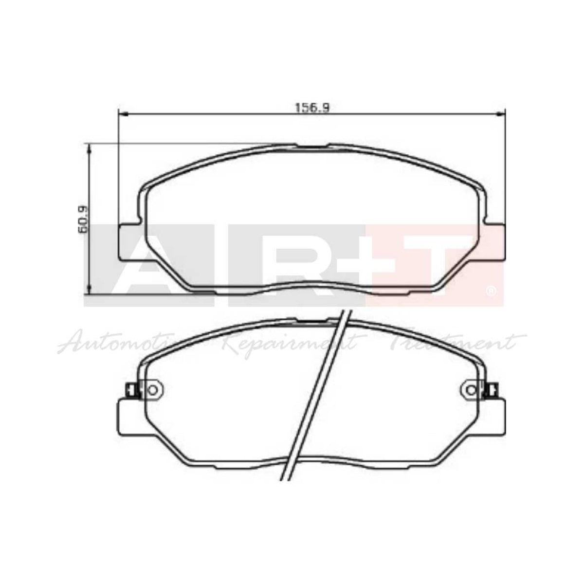 Balata Toyota Auris (07-) Auris (12-) Corolla (07-) Ön