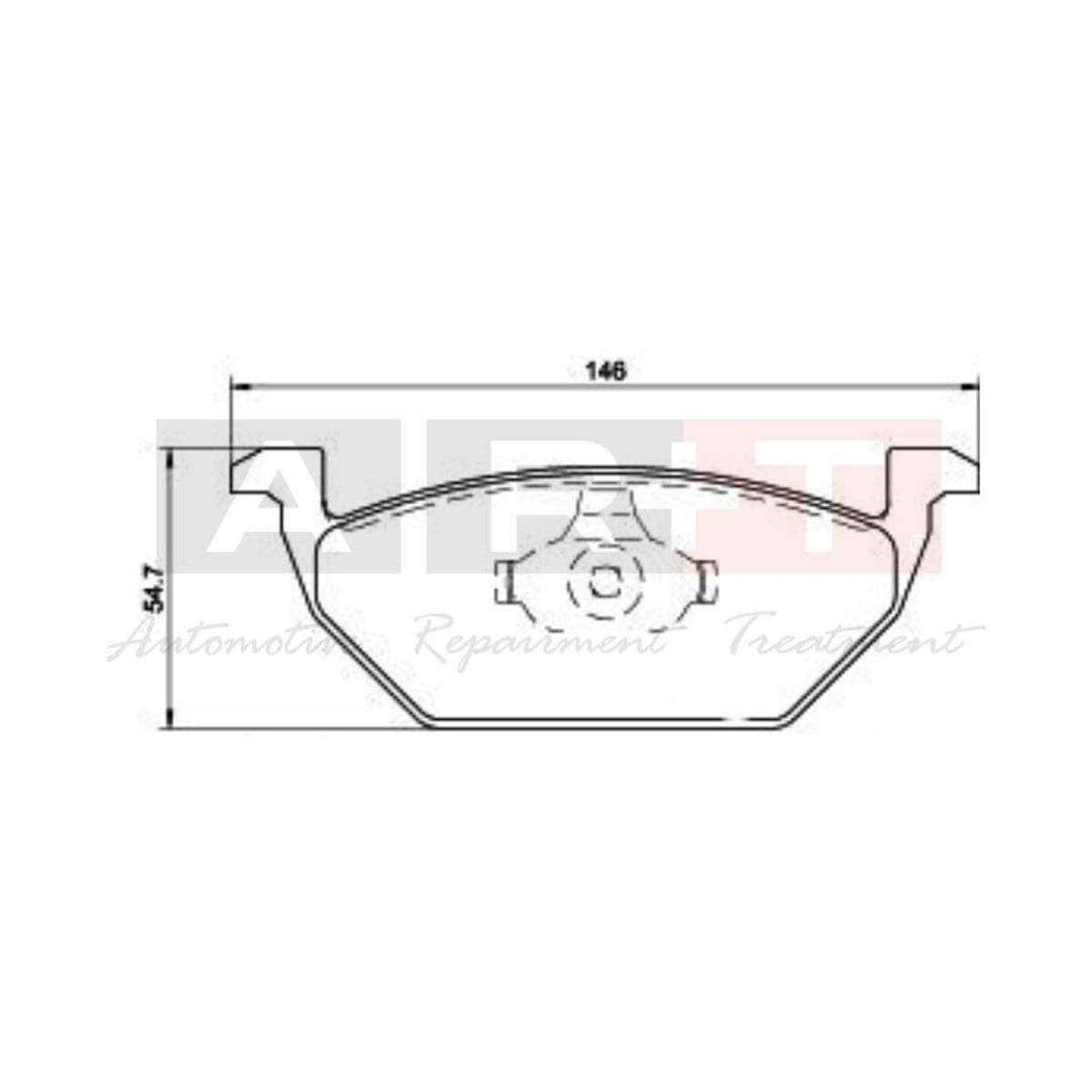 Balata VW Bora (99-) Golf IV (99-) Beetle (99-) Golf V Jetta (05-) Audi A3 (99-) A3 (03-) A3 Sportback (04-) A3 (00-03) Seat Leon (99-05) (05-) Toledo II (99-) Altea (04-) Skoda Octavia (00-) Ön - İkaz Kablolu
