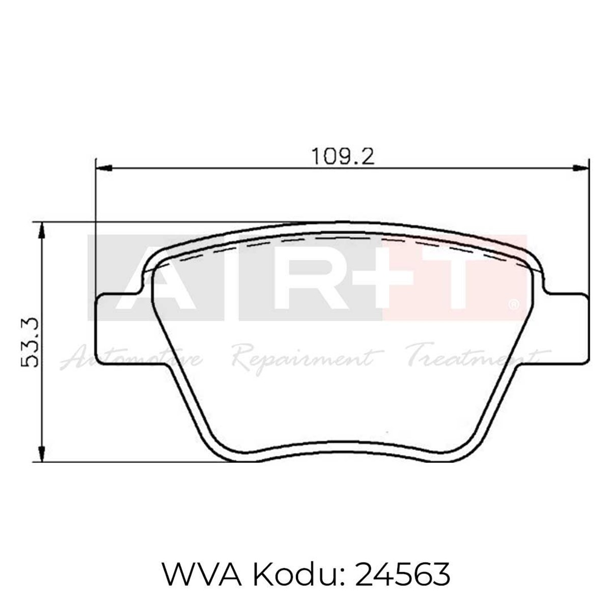 Balata VW Caddy III Golf VI Jetta III-IV Touran (10-) Beetle (11-) Seat Leon (05-10) Skoda Octavia (08-) SuperB (3T4) SuperB (08-) Yeti (09-) Arka
