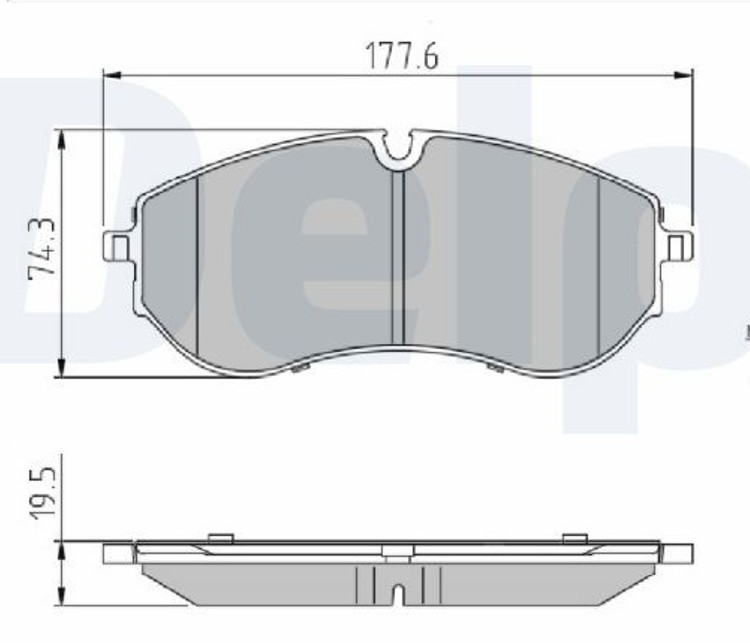 BALATA VW CRAFTER (16-) MAN TGE (16-) - ÖN