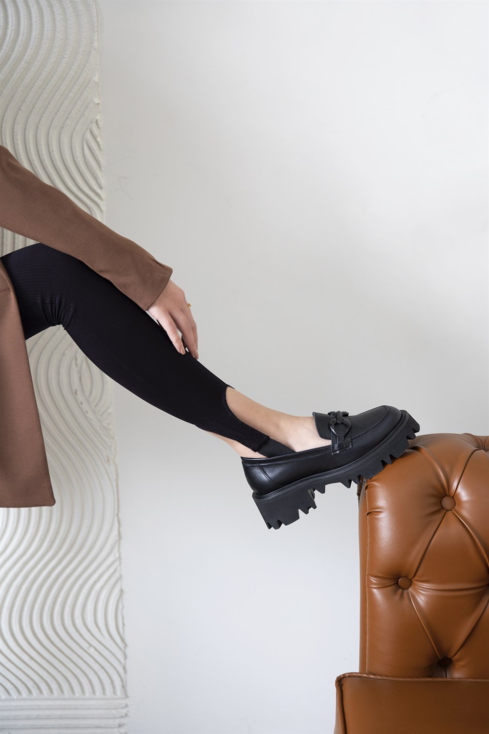 Siena  Kadın İçi Dışı  Hakiki Deri  Makosen Ayakkabı Siyah