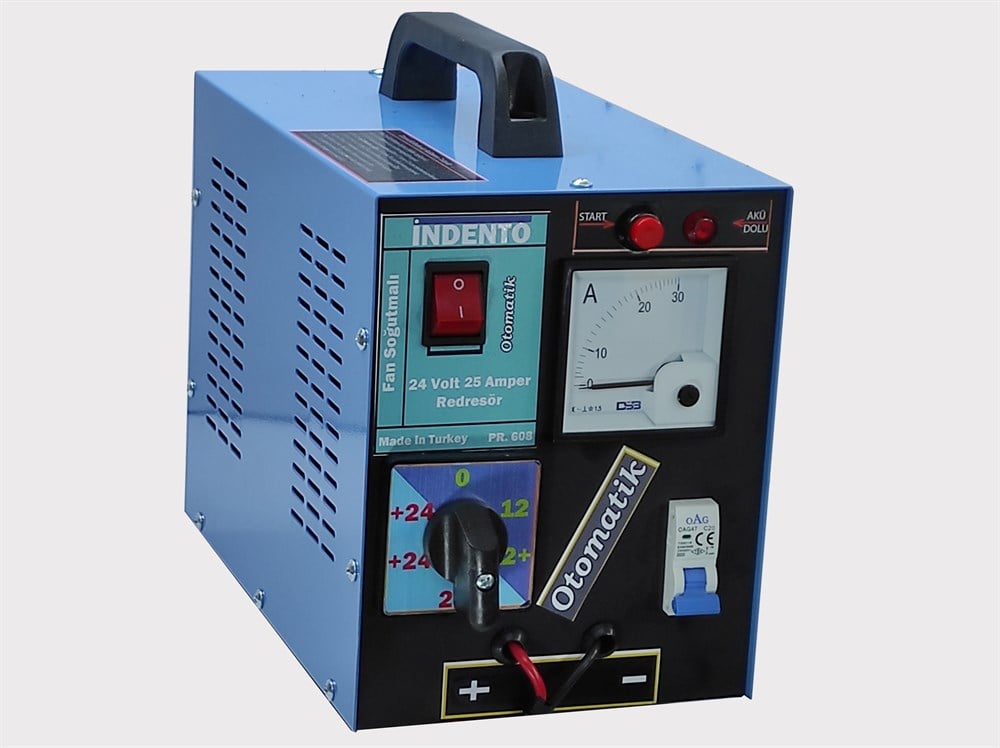  12 ve 24 Volt 20 Amper Otomatik Redresör (Akü Şarj Cihazı) 