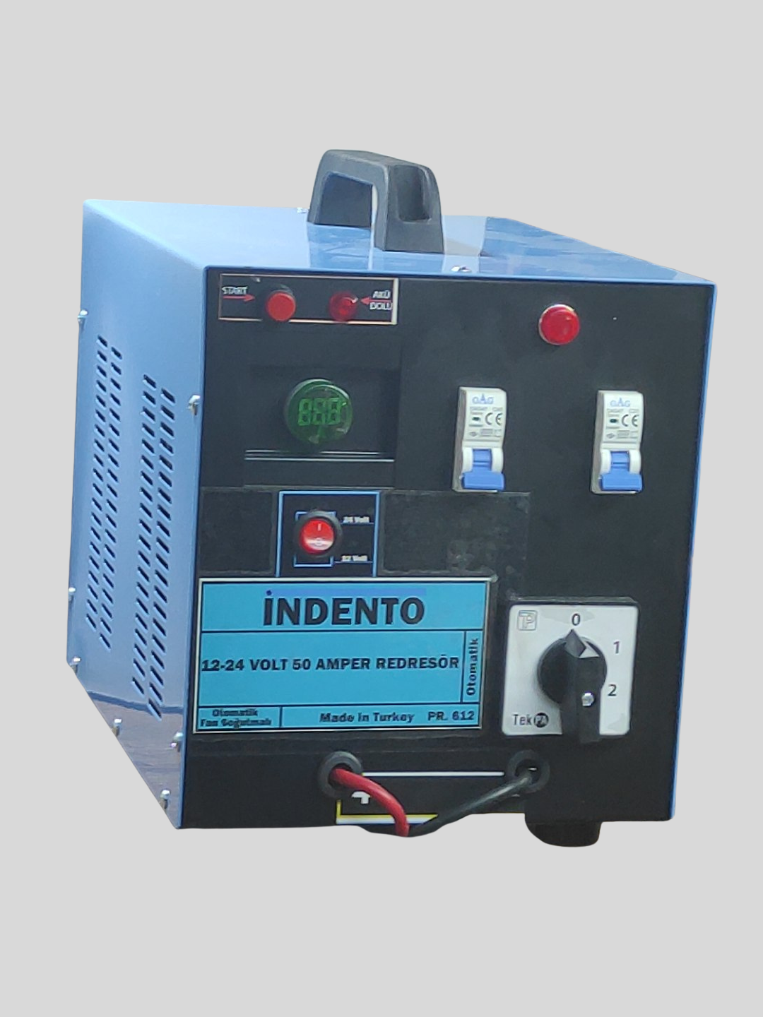 12 ve 24 Volt 50 Amper Otomatik Redresör (Akü Şarj Cihazı) - 612
