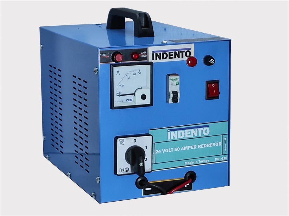 24 Volt 50 Amper Otomatik Redresör  (Akü Şarj Cihazı)
