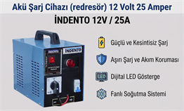 12 Volt 25 Amper Redresör (Akü Şarj Cihazı) - 407