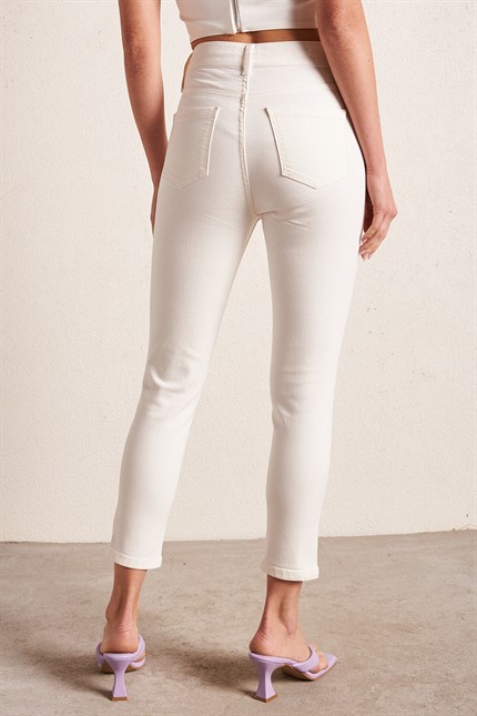 Beyaz Skinny Jean