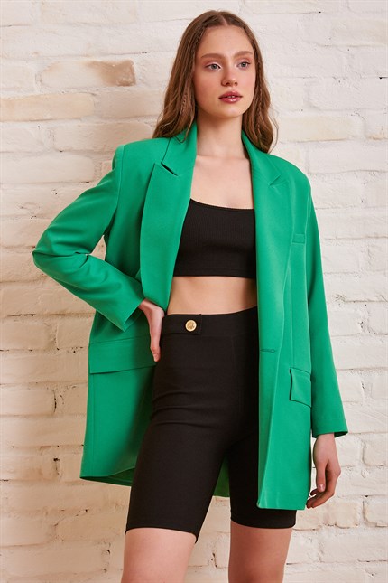 Yeşil Astarlı Ceket 