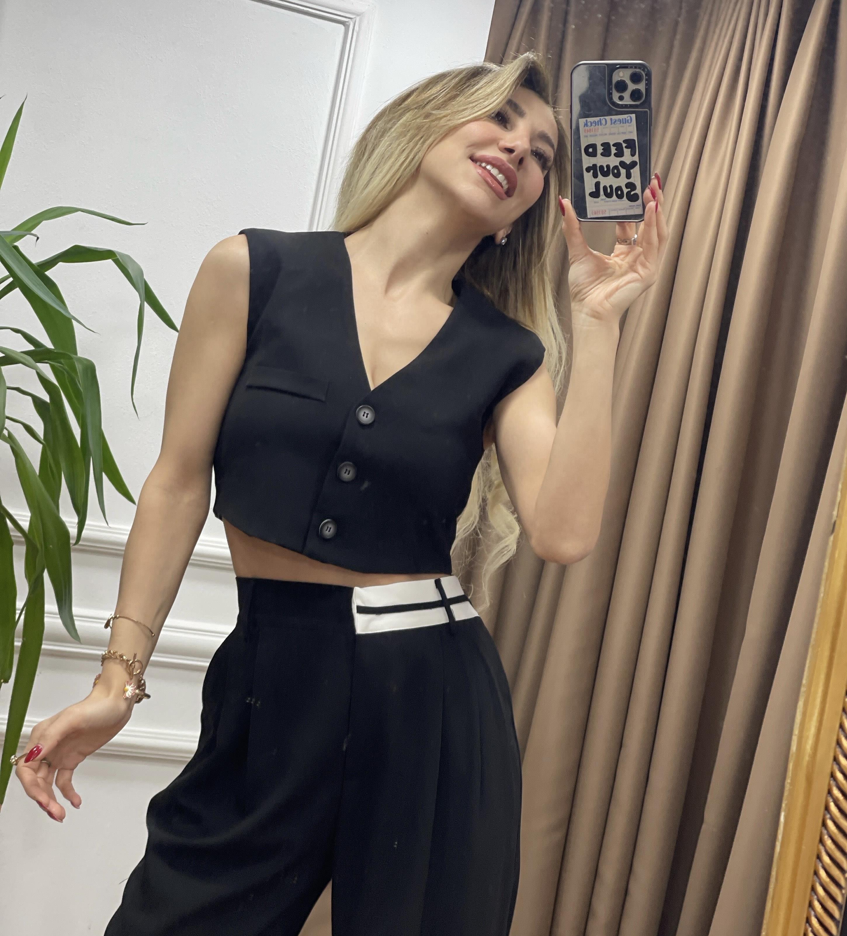 KADIN BEL DETAYLI PREMİUM PALAZZO PANTOLONModa AkımıPantolon