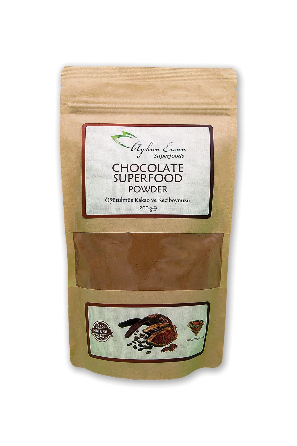 AYHAN ERCAN Süper Gıda Chocolate SuperFood Powder 200 g
